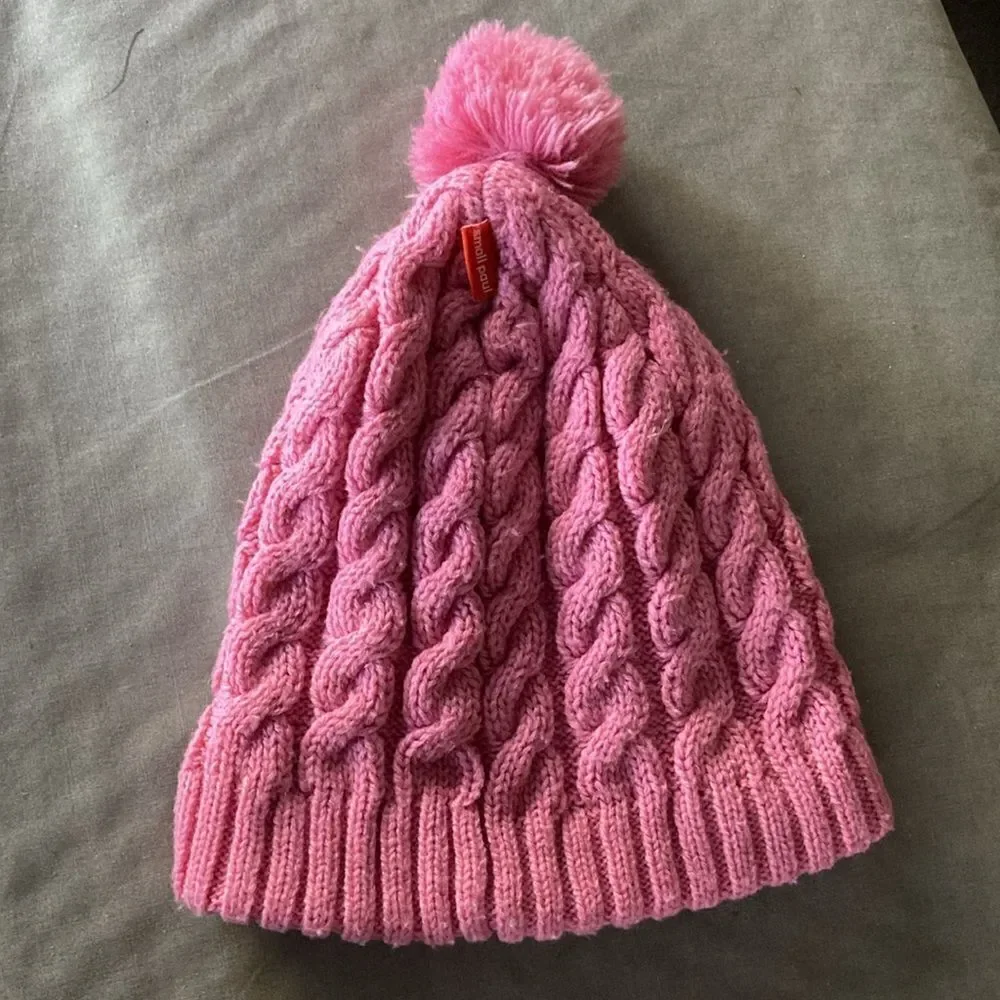 Small Paul Kids Girls Knit Hat -Pink
